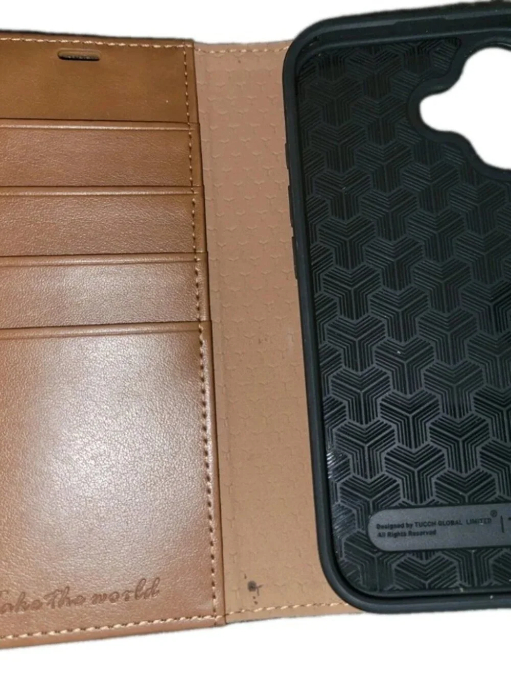 For Iphone 17 6.3 RFID Blocking 4 Card Holders Kickstand